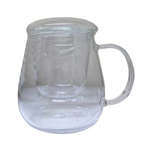 MagicT Glass Infuser Mug with Glass Lid