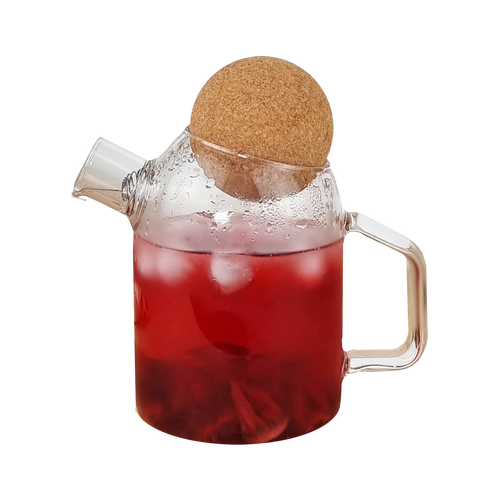 MagicT Glass Teapot with Cork Lid