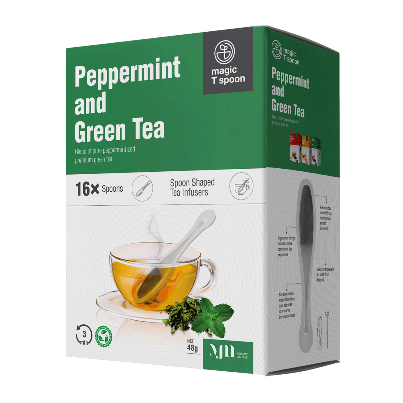 MagicT Spoon Peppermint and Green Tea