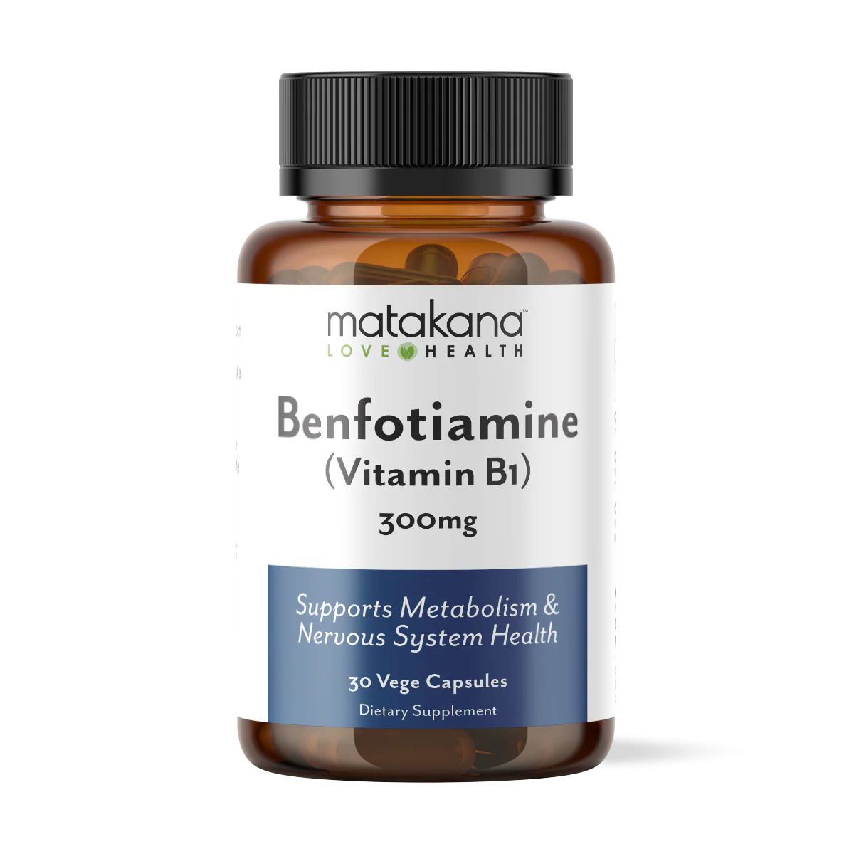 Matakana Health Benfotiamine (Vitamin B1) 300mg