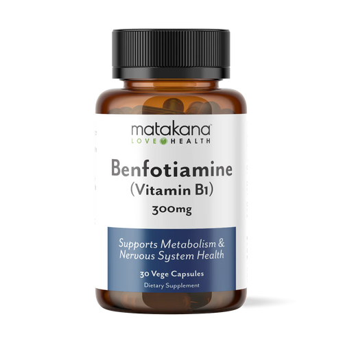 Matakana Health Benfotiamine (Vitamin B1) 300mg
