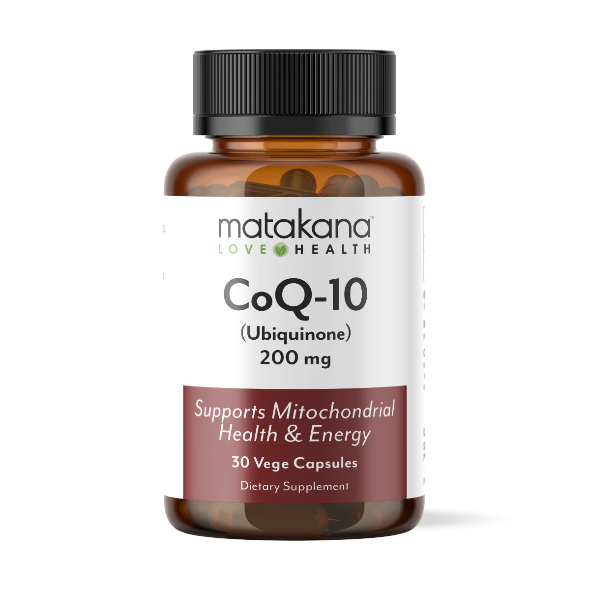 Matakana Health Co-Q10 (Ubiquinone) 200mg