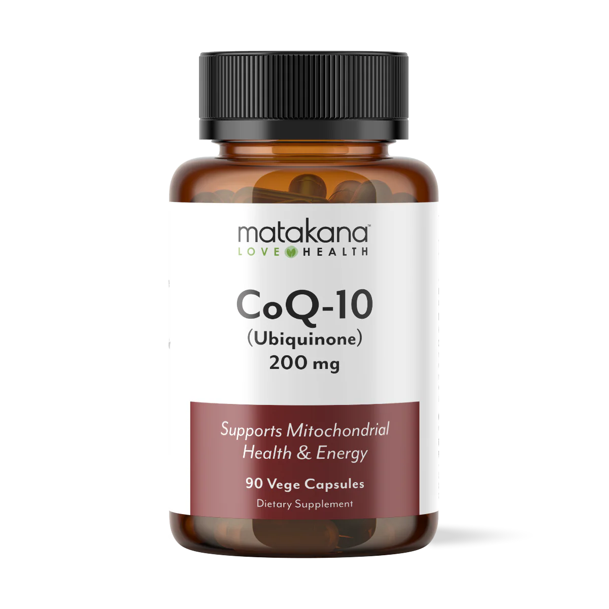 Matakana Health Co-Q10 (Ubiquinone) 200mg