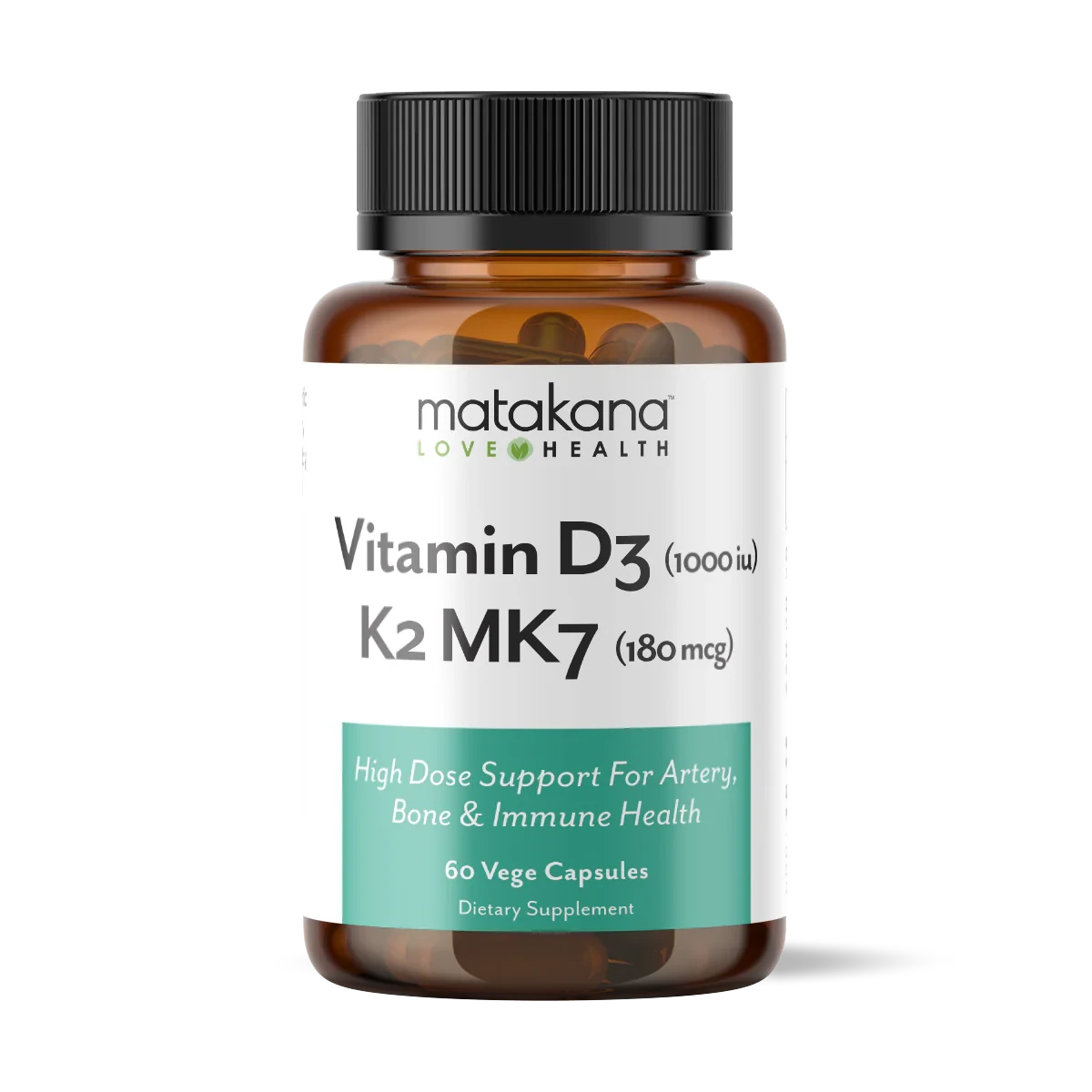 Matakana Health Vitamin D3 & K2 MK7
