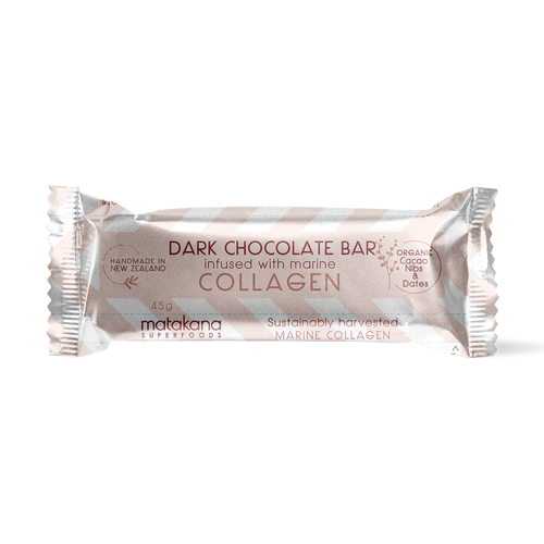 Matakana Superfoods Dark Chocolate Collagen Bar