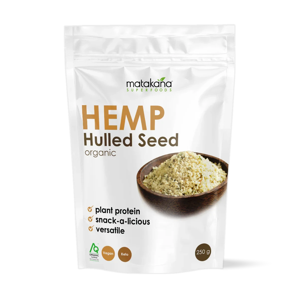 Matakana Superfoods Hemp Hulled Seeds (Organic)