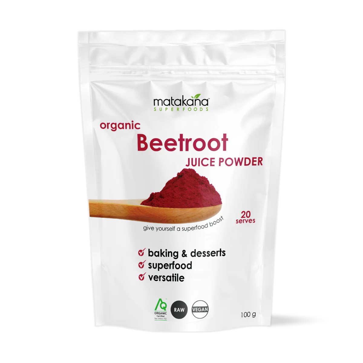 Matakana Superfoods Organic Beetroot Juice Powder
