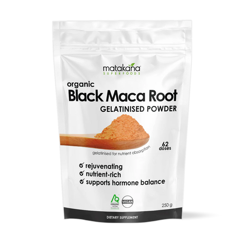 Matakana Superfoods Organic Black Maca Root Gelatinised Powder