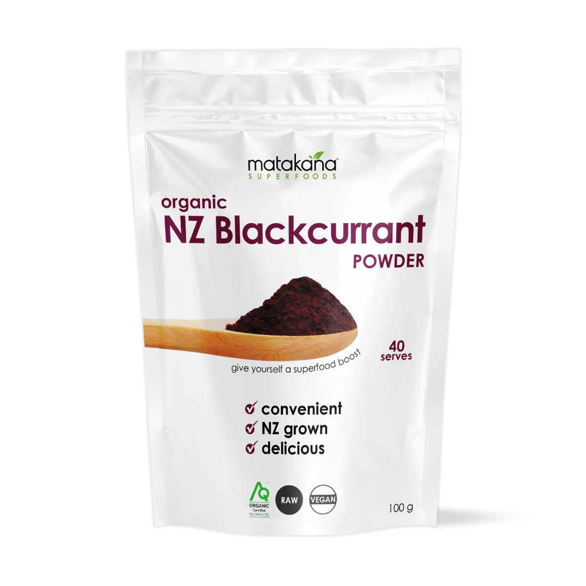 Matakana Superfoods Organic NZ Blackcurrant Powder
