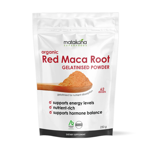 Matakana Superfoods Organic Red Maca Root Gelatinised Powder