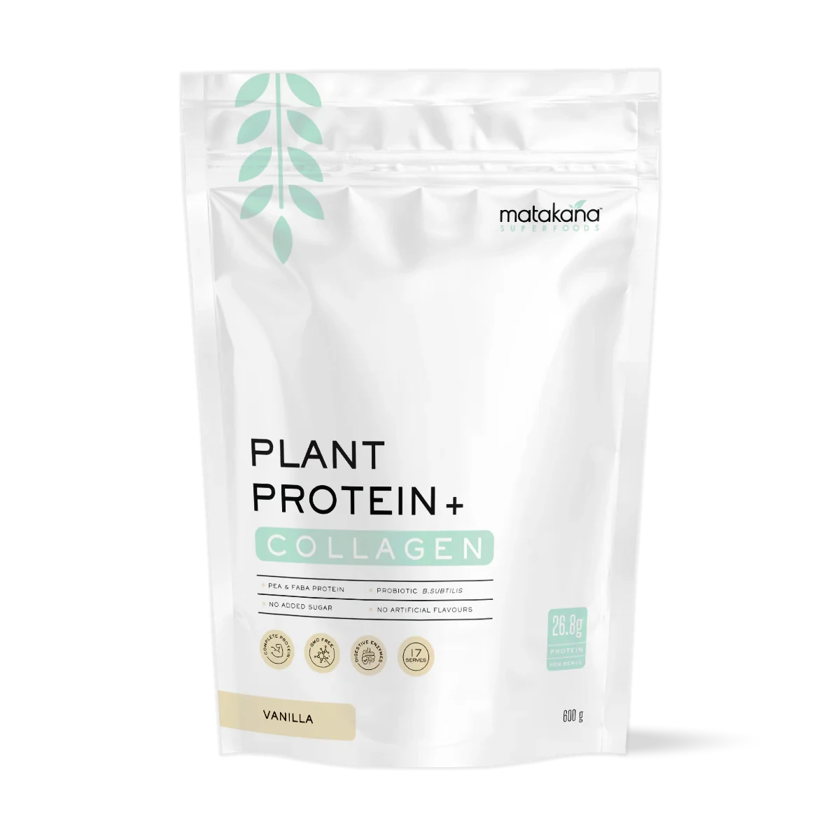 Matakana Superfoods Plant Protein + Collagen - Vanilla Flavour