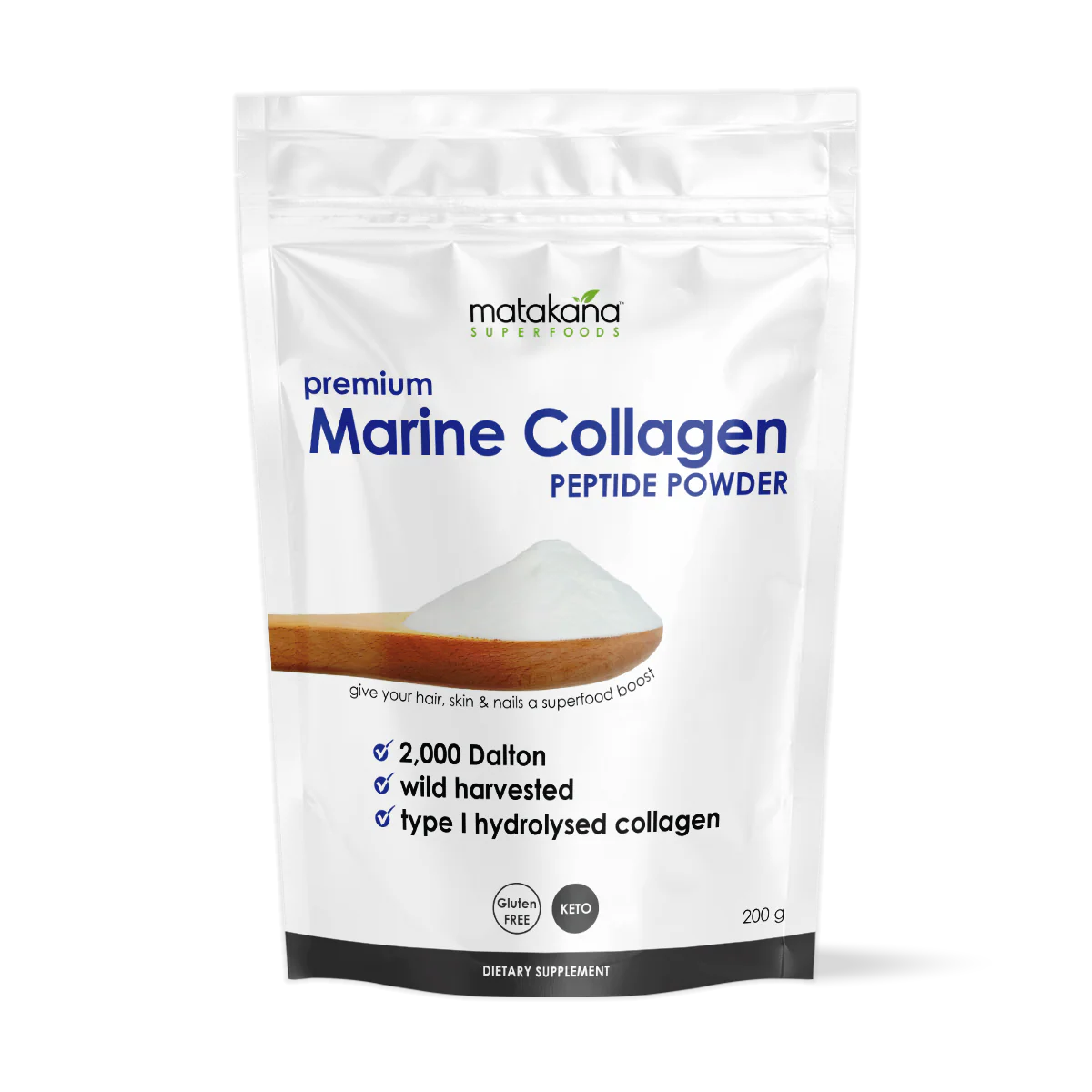 Matakana Superfoods Premium Marine Collagen Peptide Powder