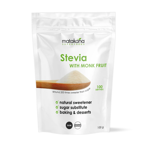 Matakana Superfoods Stevia with Monk Fruit Powder