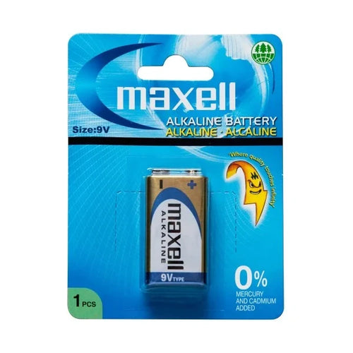 Maxell Alkaline Battery 9V