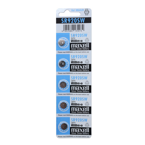 Maxell SR920SW (371) Silver Oxide Battery