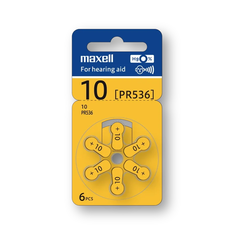 Maxell ZA10 Hearing Aid Batteries