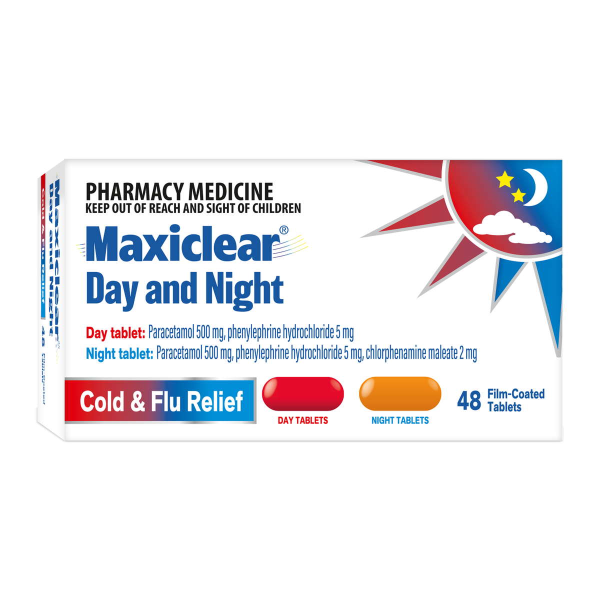 Maxiclear Day and Night Cold & Flu Relief