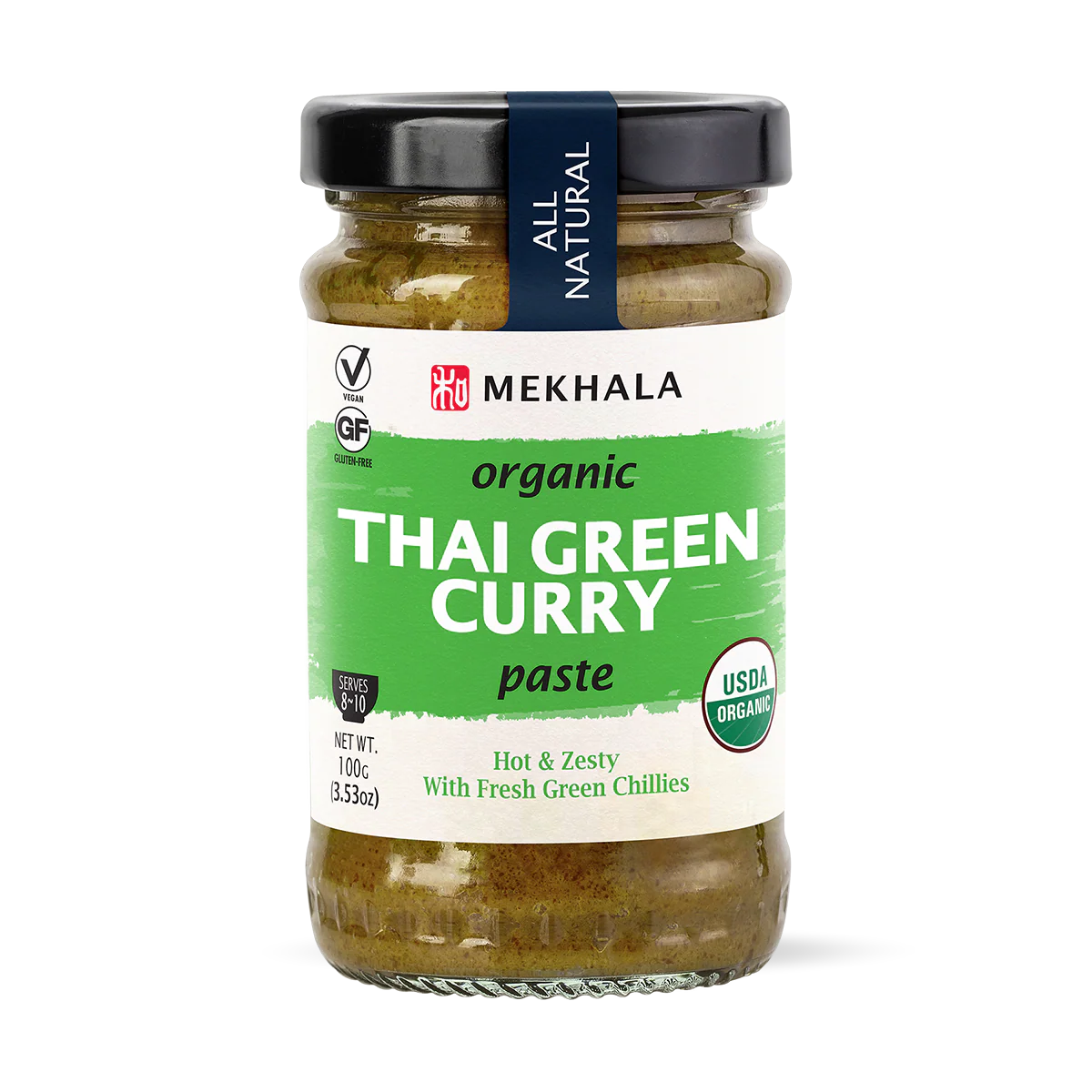 Mekhala Organic Thai Green Curry Paste
