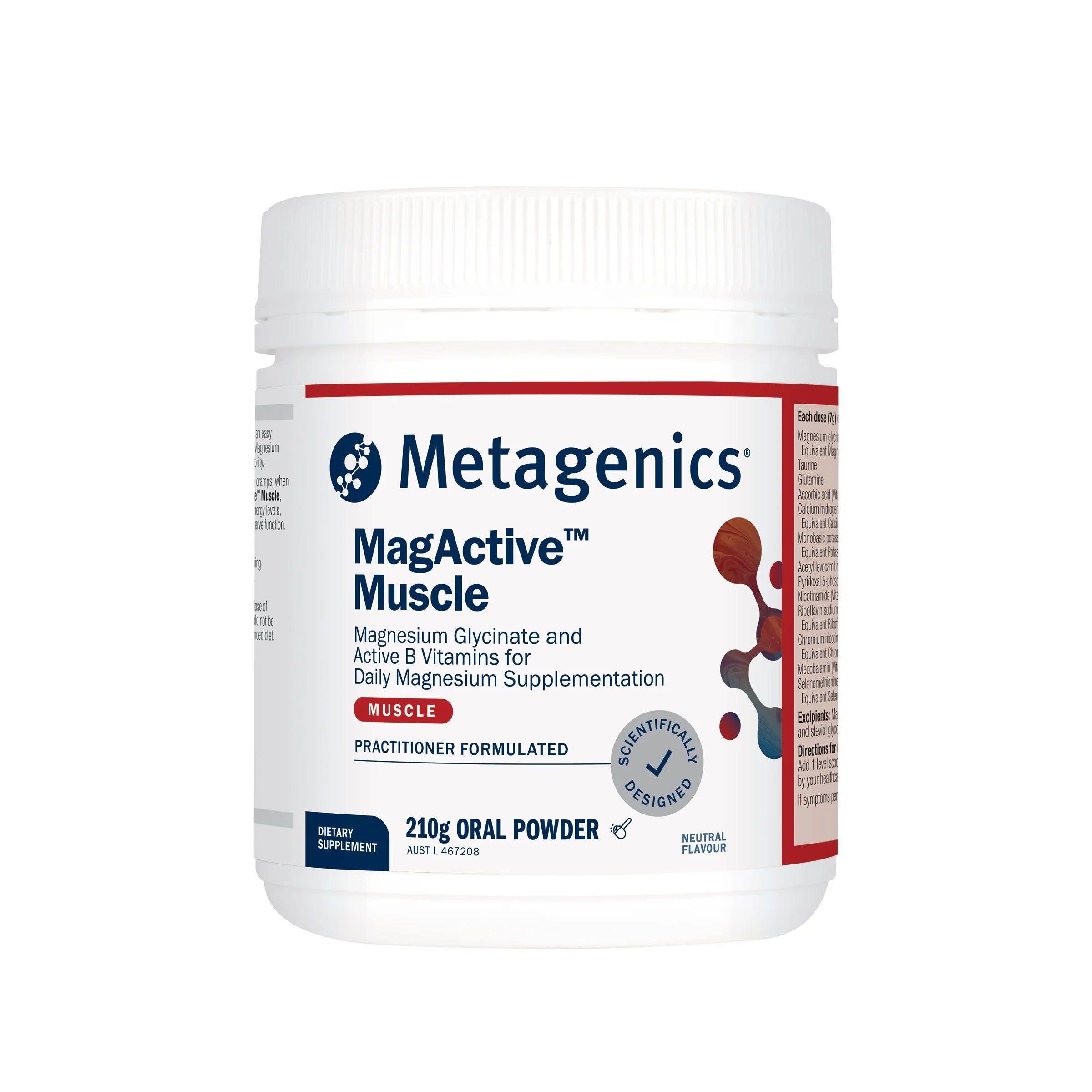 Metagenics MagActive Muscle Powder - Neutral Flavour