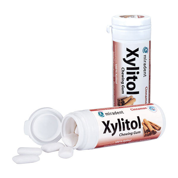 Miradent Xylitol Chewing Gum Cinnamon Flavour Net Pharmacy
