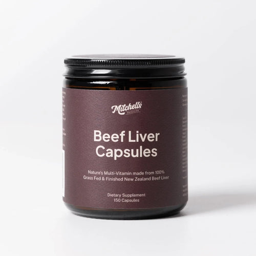 Mitchells Nutrition Beef Liver Capsules