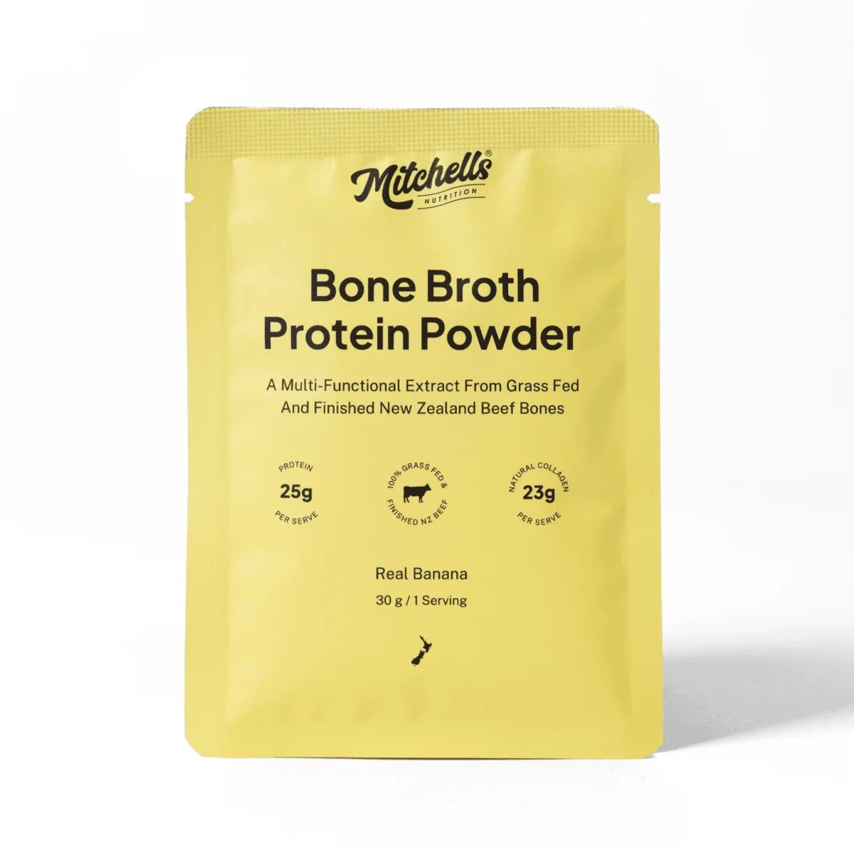 Mitchells Nutrition Bone Broth Protein Powder - Real Banana