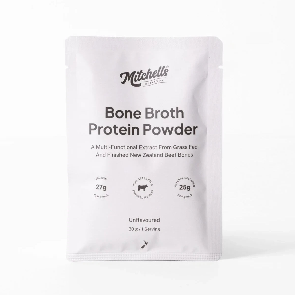 Mitchells Nutrition Bone Broth Protein Powder - Unflavoured