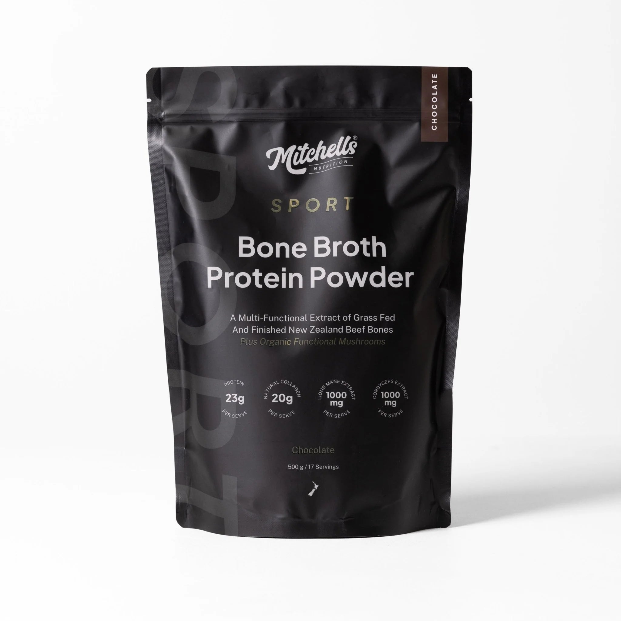 Mitchells Nutrition SPORT Bone Broth Protein Powder - Chocolate