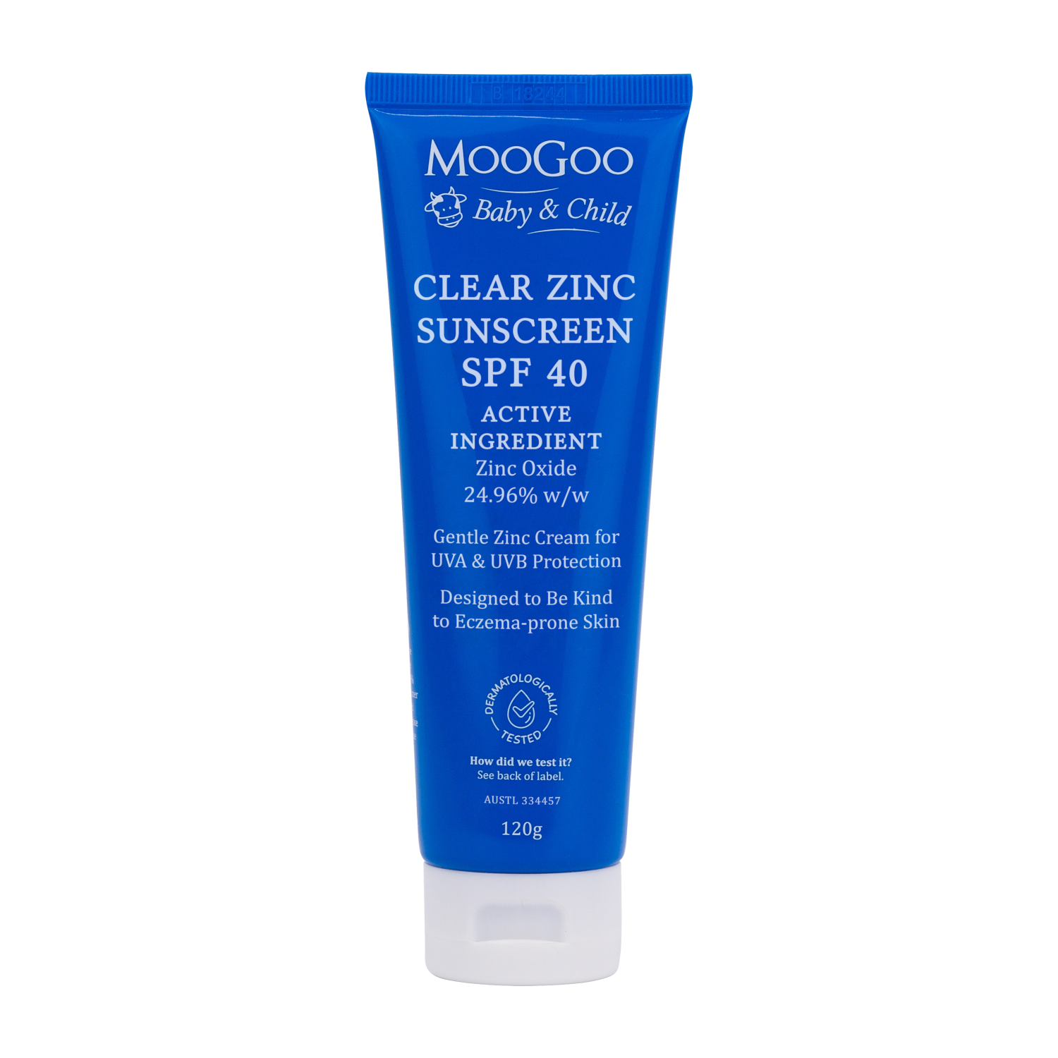 MooGoo Baby & Child Clear Zinc Sunscreen SPF 40