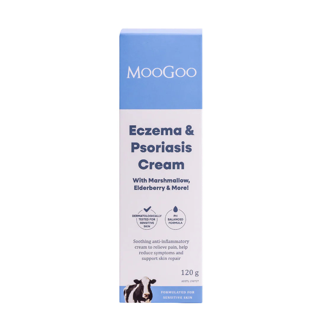 MooGoo Eczema & Psoriasis Cream with Marshmallow & Elderberry