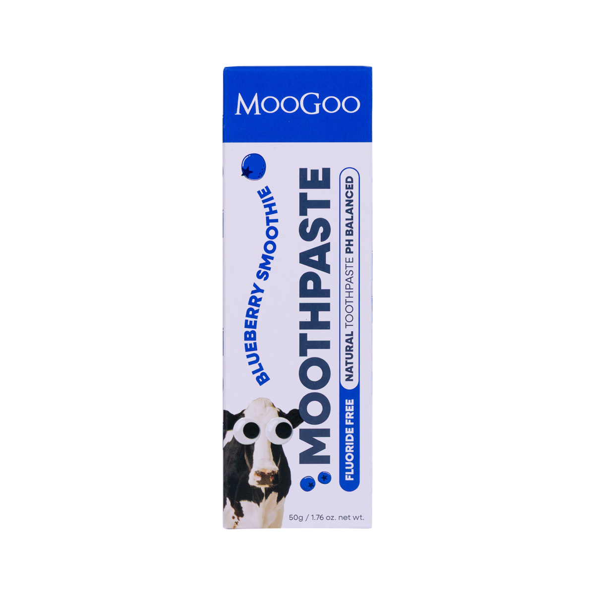 MooGoo Kids Moothpaste Fluoride-free Natural Toothpaste - Blueberry Smoothie