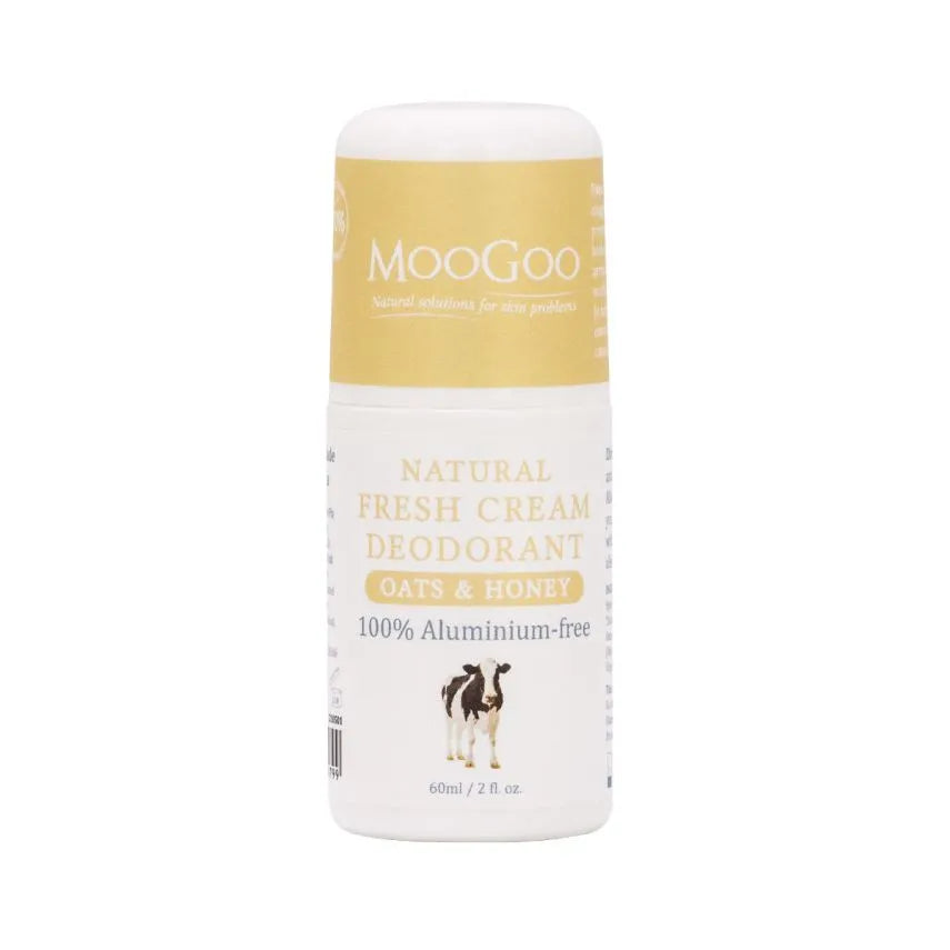 MooGoo Natural Fresh Cream Deodorant - Oats & Honey