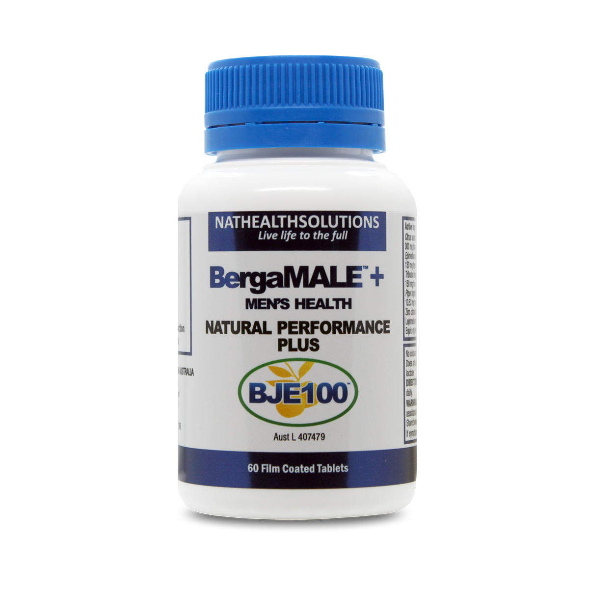 Nathealthsolutions BergaMALE+ Natural Performance Plus