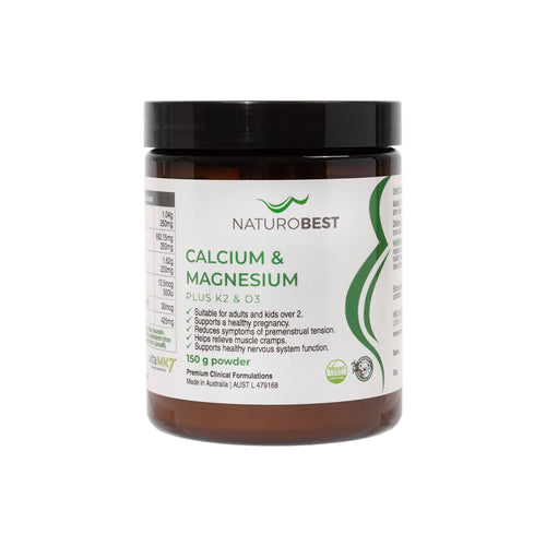 NaturoBest Calcium & Magnesium Plus K2 & D3