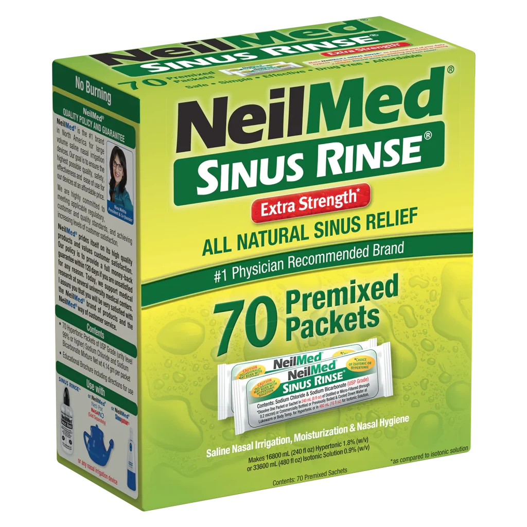 NeilMed Sinus Rinse Extra Strength Hypertonic Refill Sachets