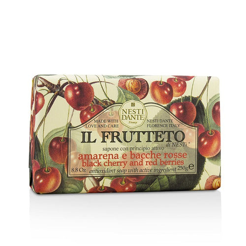 Nesti Dante Antioxidant Soap Il Frutteto - Black Cherry and Red Berries