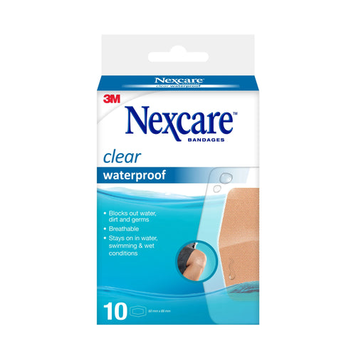 Nexcare Clear Waterproof Bandages