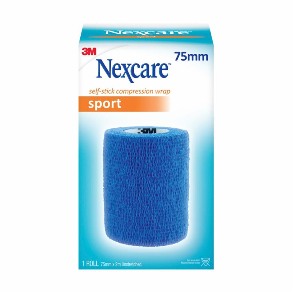 Nexcare Self-stick Compression Wrap - Blue