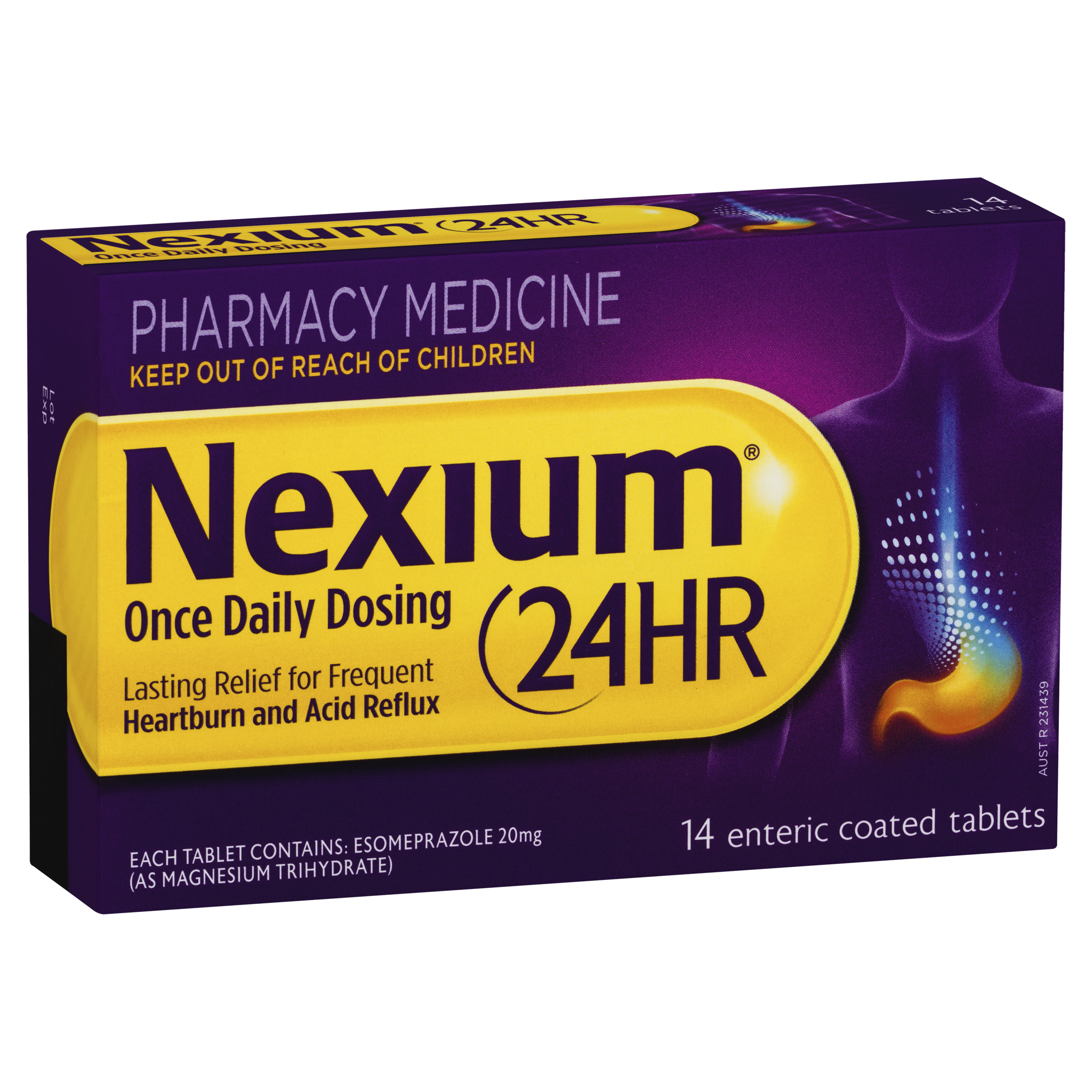 Nexium 24HR Once Daily Dosing