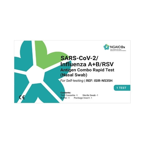 NGAIO Dx COVID-19 / Flu A+B / RSV Antigen Combo Rapid Test