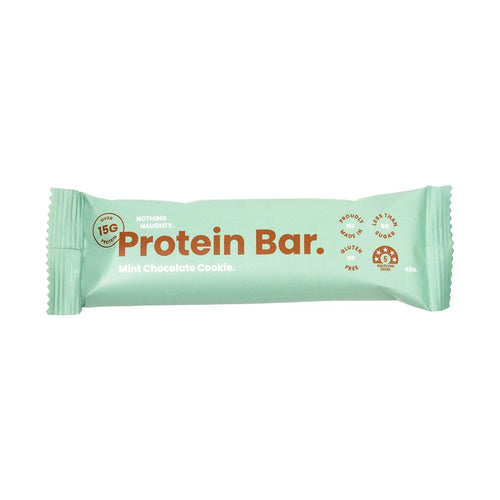 Nothing Naughty Protein Bar - Chocolate Mint Cookie