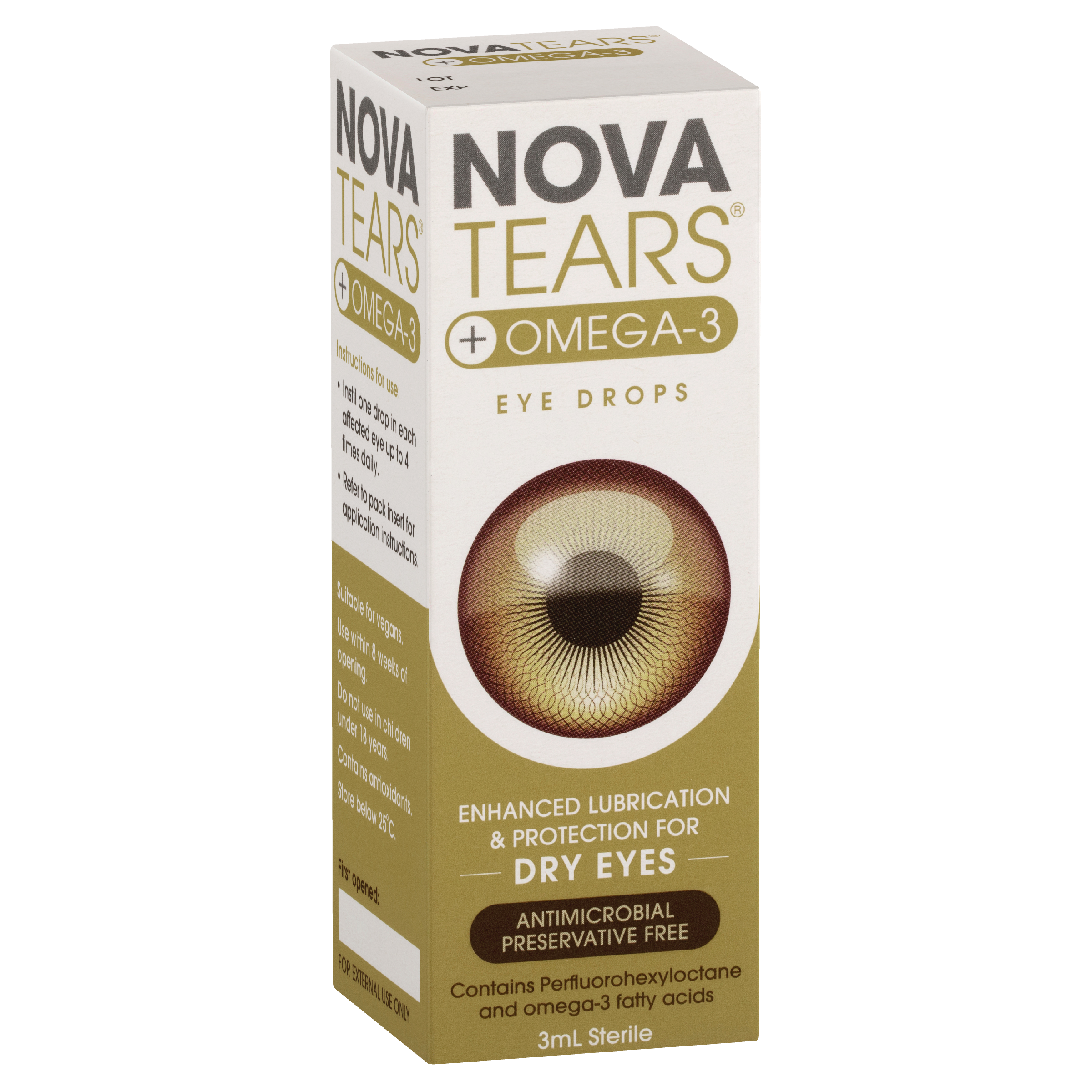 NovaTears + Omega-3 Eye Drops