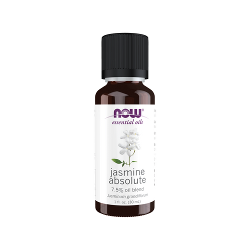 NOW Essential Oils Jasmine Absolute - 7.5% Oil Blend