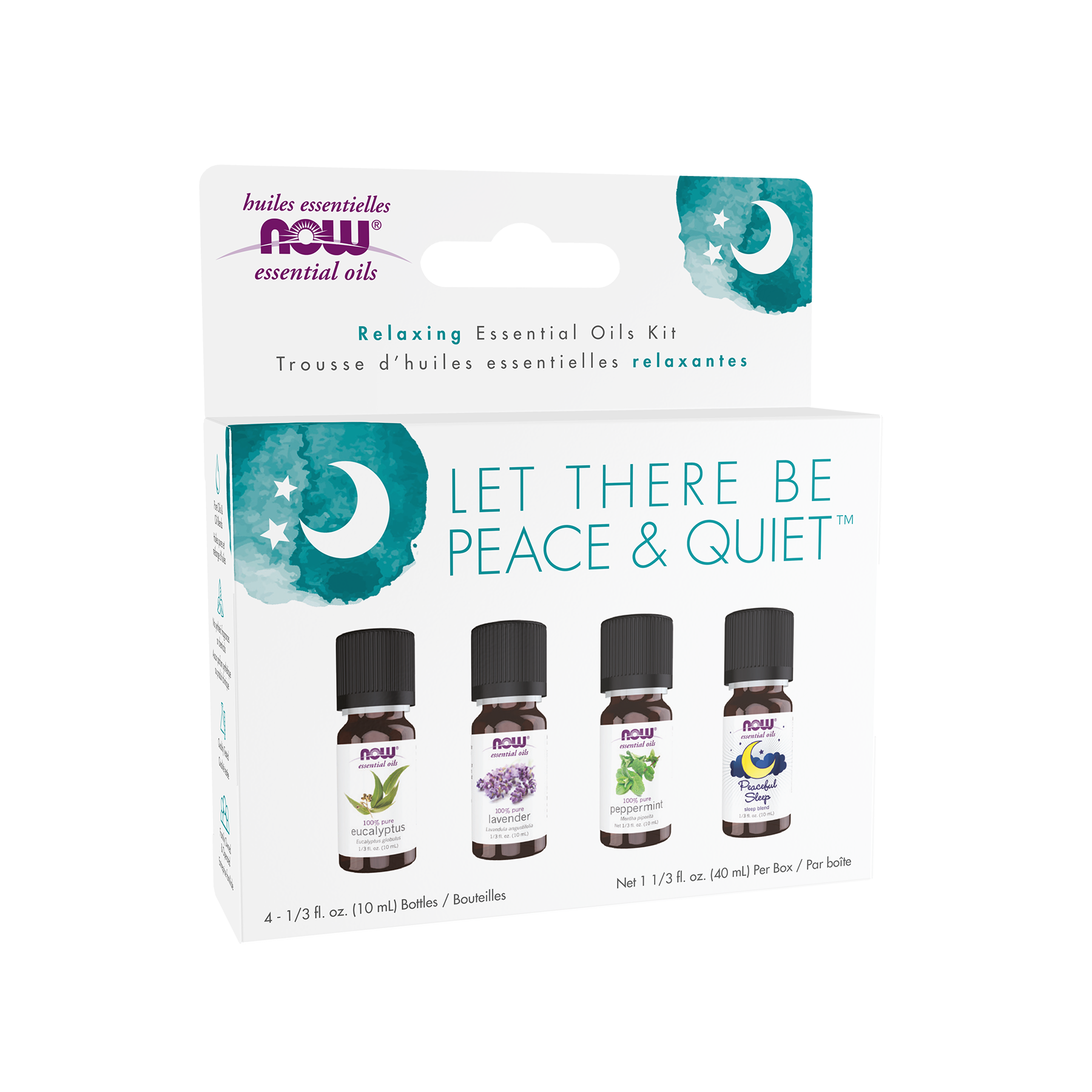 NOW Essential Oils Let There Be Peace & Quiet - Relaxing Kit