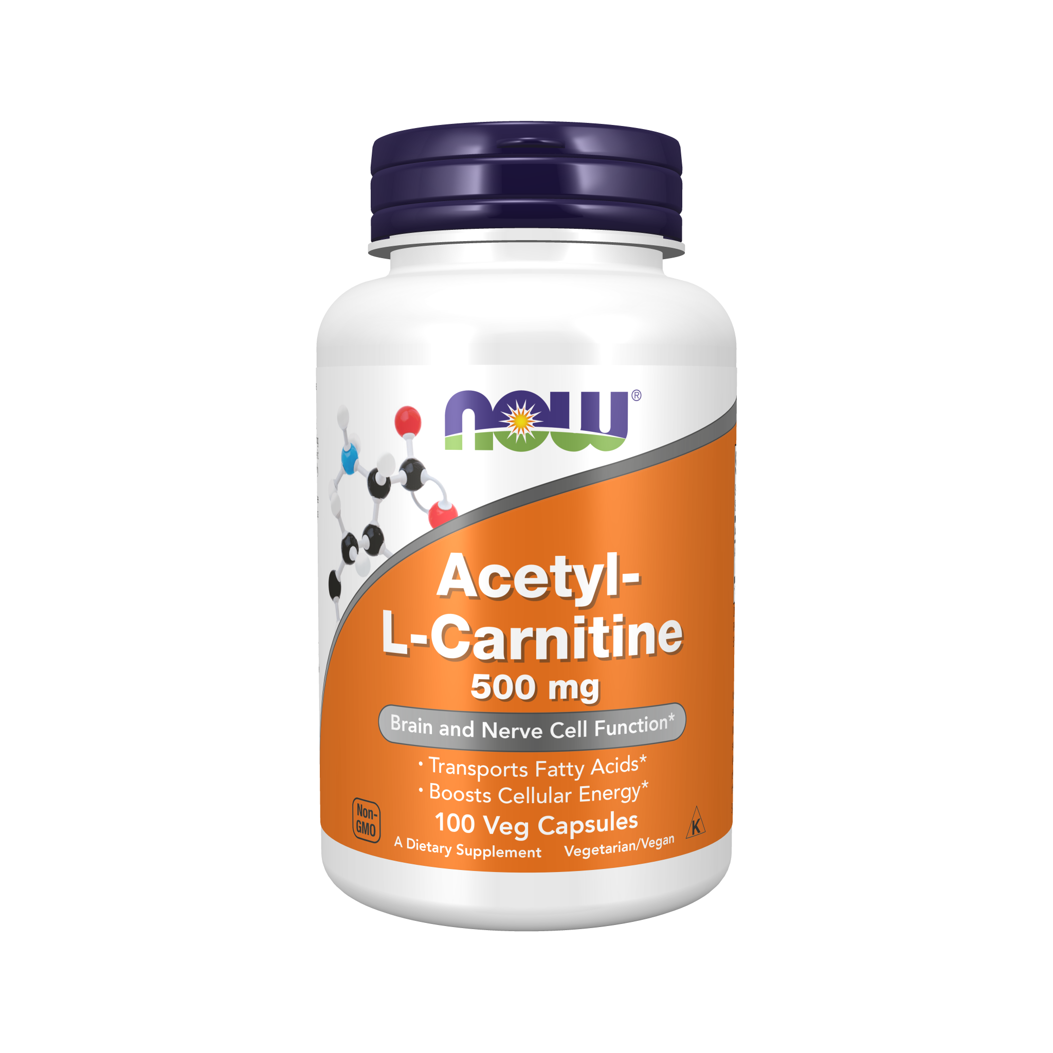 NOW Foods Acetyl-L-Carnitine 500mg