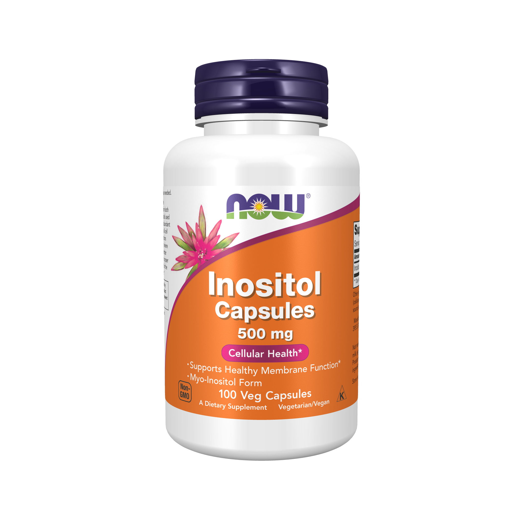 NOW Foods Inositol Capsules 500mg