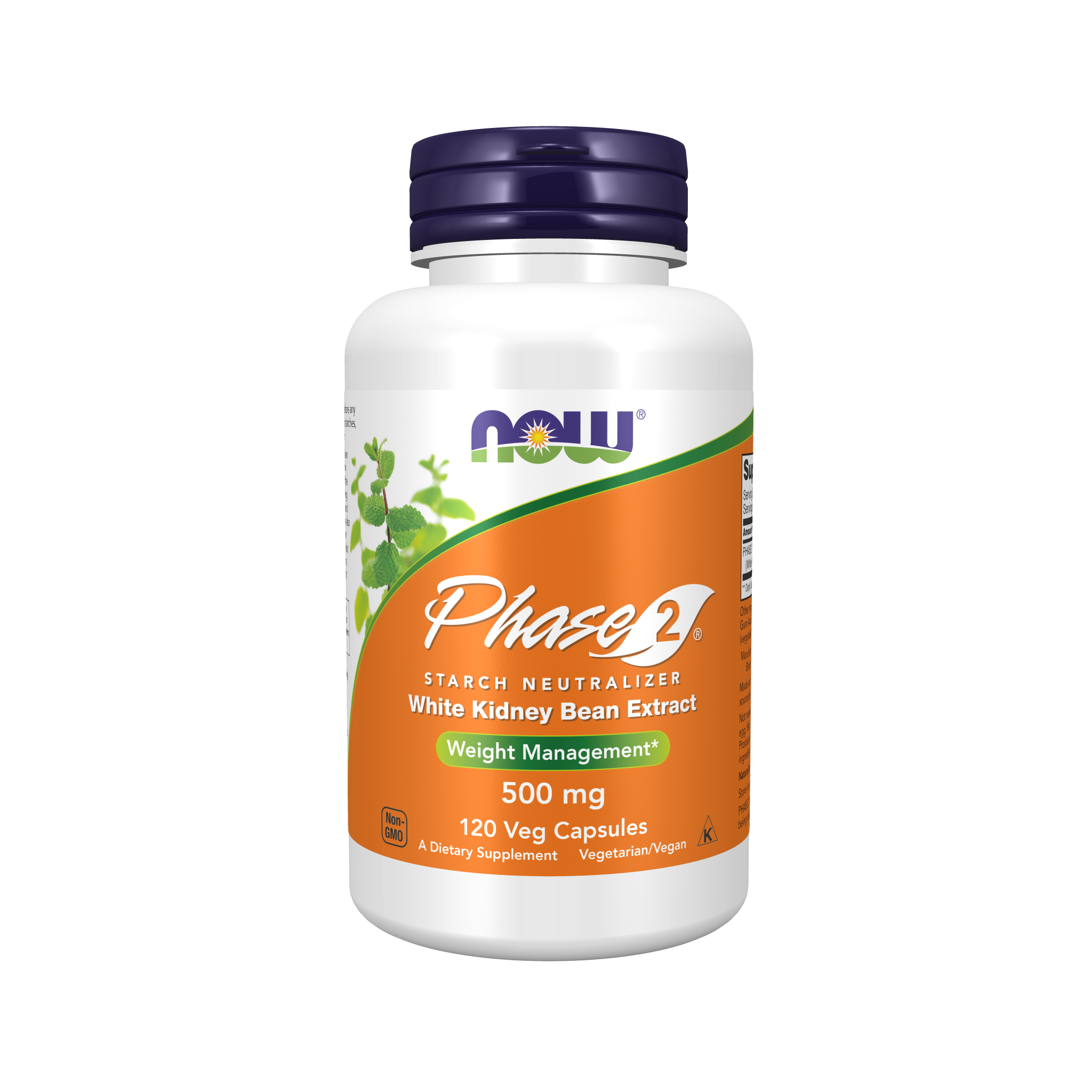NOW Foods Phase 2 Starch Neutralizer White Kidney Bean Extract