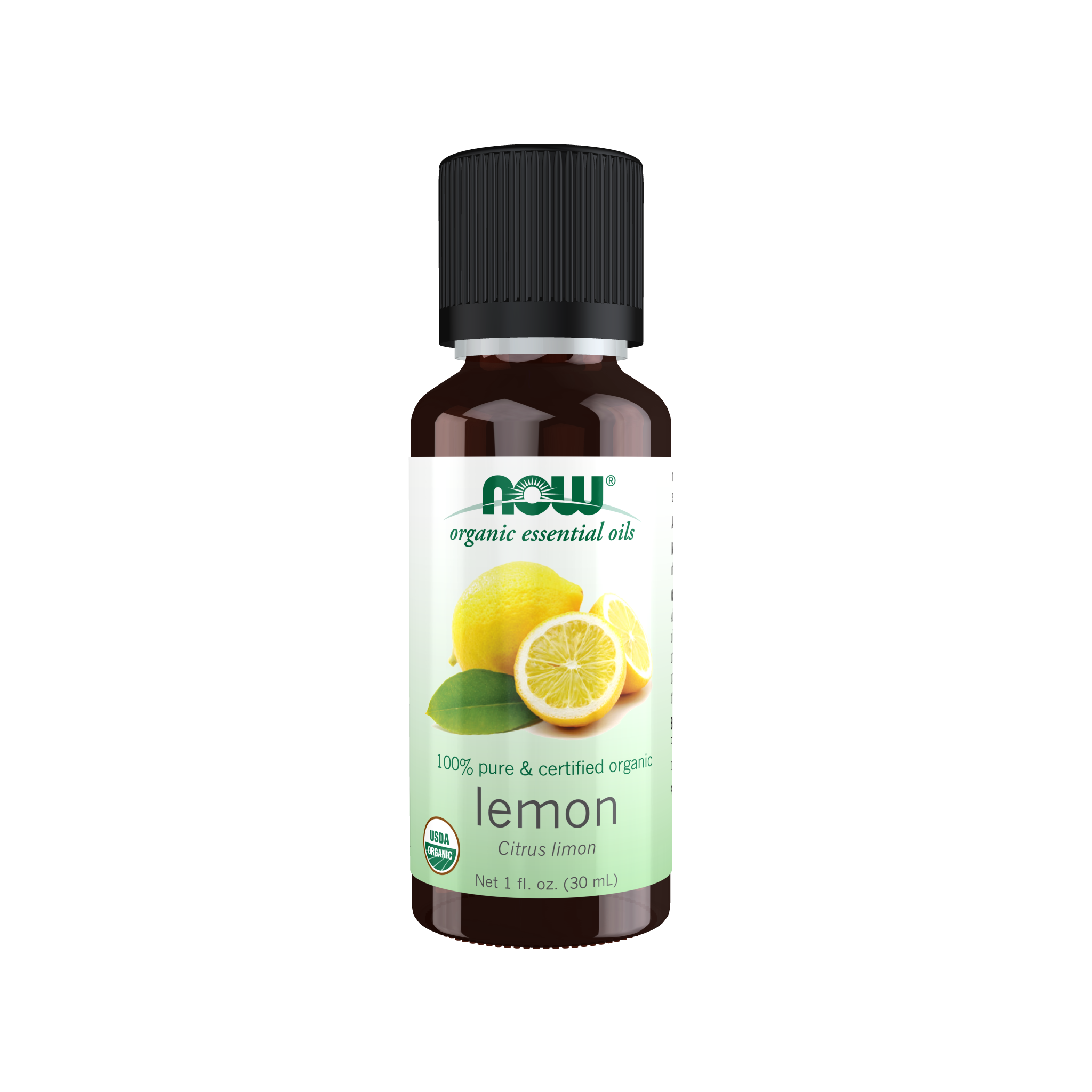NOW Organic Essential Oils Lemon Oil