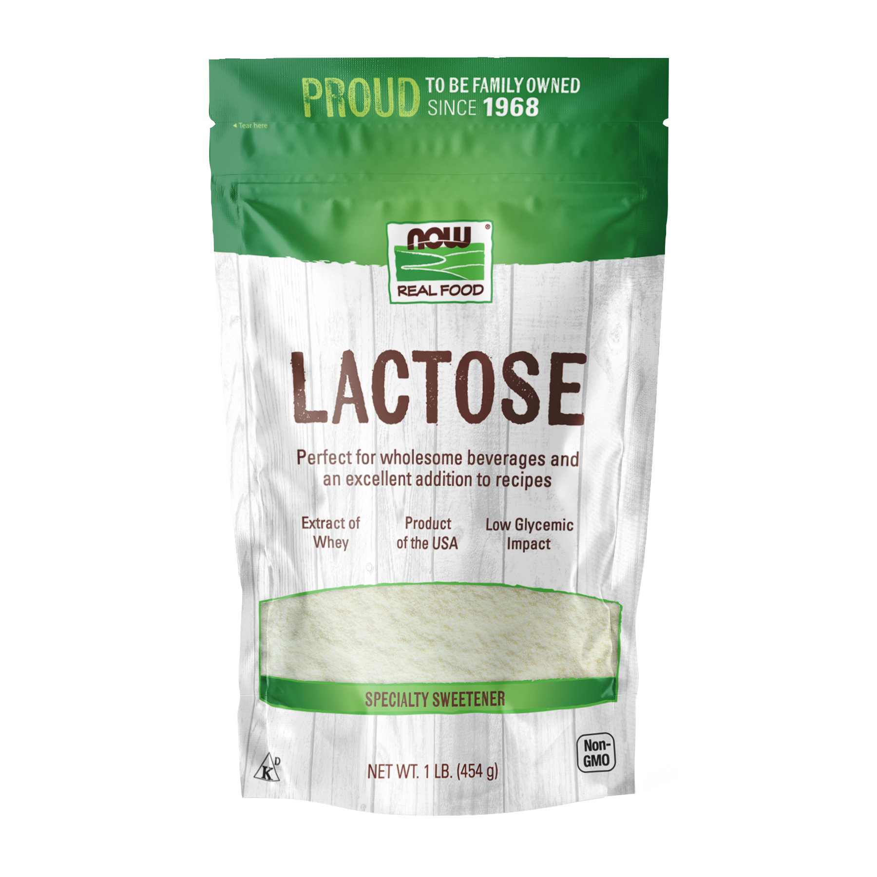 NOW Real Food Lactose Powder
