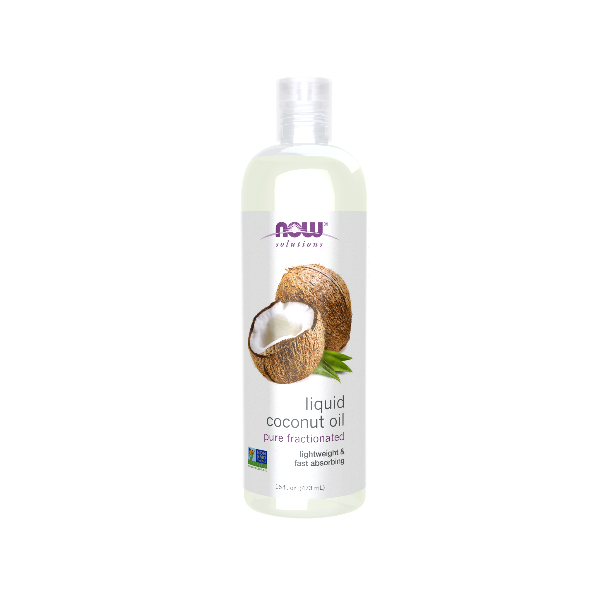 NOW Solutions Liquid Coconut Oil, Pure Fractionated